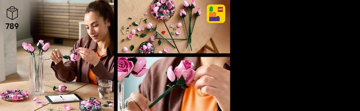 Image du produit LEGO Bouquet de roses roses (10374, LEGO Botanical)