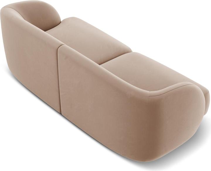 Actual product image Micadoni Velvet Sofa, "Miley", 2 Seats, 180x90x70Made in Europe (2 person sofa)