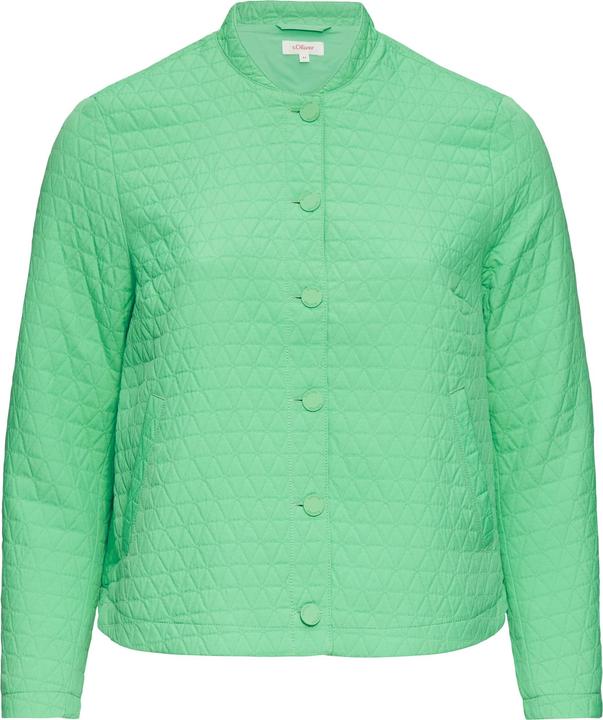 Image du produit S.Oliver Indoor-Jacke Strukturierter Blouson mit Stehkragen und Knopfleiste (46)