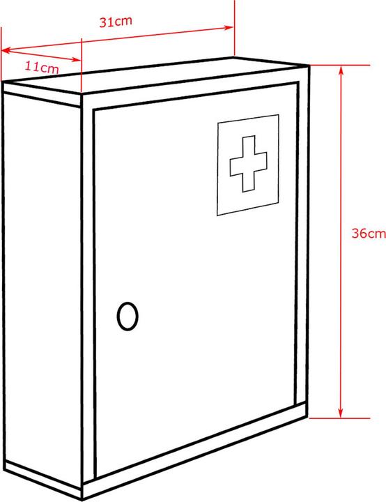 Produktbild HTI-Living Amin (30 x 14 x 46 cm)