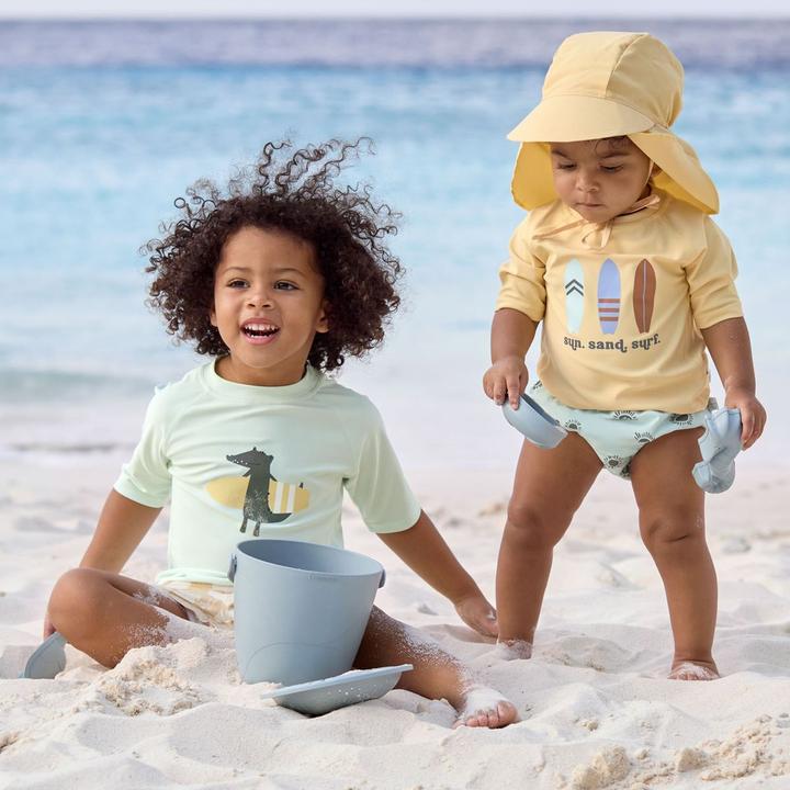 Produktbild Lässig Baby-Bademode Bade-Shirt LSF Short Sleeve Rashguard - Surfboards (80)