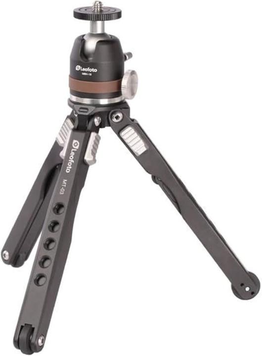 Actual product image Leofoto Pocket Mini Tripod MT-03 + MBH-19 (Carbon)