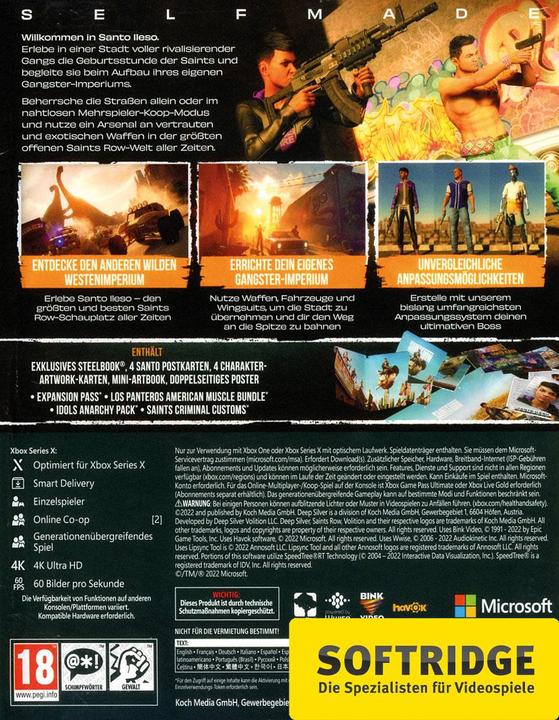 Produktbild Deep Silver Saints Row - Notorious Edition (Xbox Series X, Multilingual)