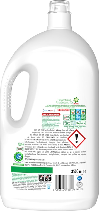Immagine prodotto Ariel Protezione Delle Fibre (70 Cicli di lavaggio, Liquida)