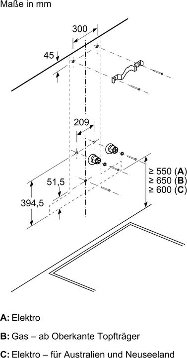 Actual product image Bosch Hausgeräte DWB98JQ50 (Wall hood)