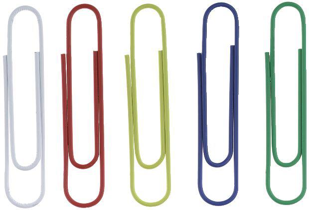 Produktbild Q-Connect Aktenklammer 50mm bunt 30er Dose (30 x)