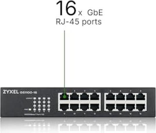 Produktbild Zyxel GS1100-16 V3 (16 Ports)