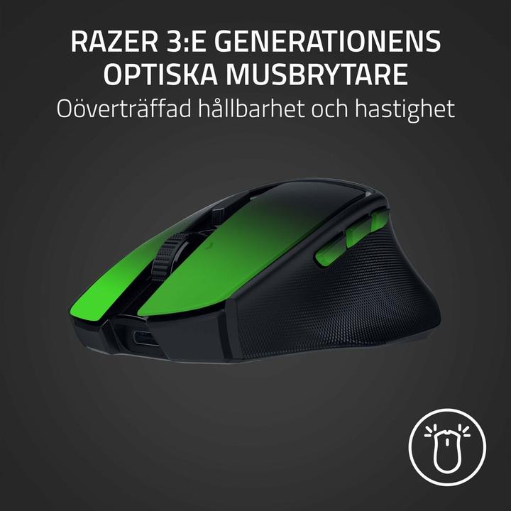 Actual product image Razer Basilisk Mobile Schwarz - Portable Ergonomische Gaming Maus (Cable, Wireless)
