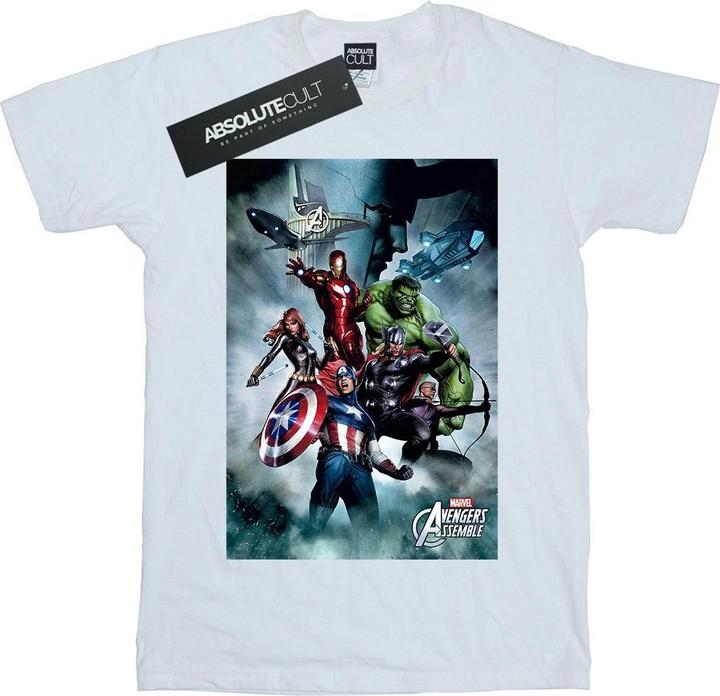 Produktbild Avengers Team Montage TShirt Mädchen (140, 146)