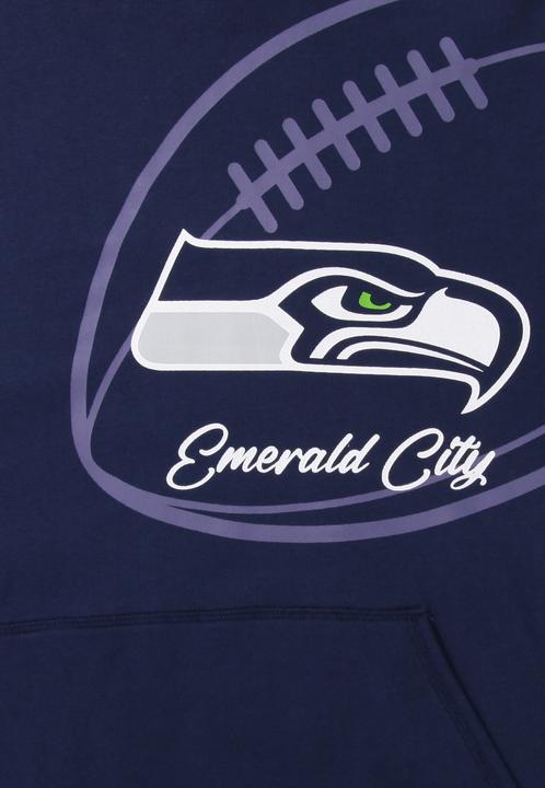 Produktbild Recovered Re:covered Fleece Hoody - PATCHES Seattle Seahawks - XL (XL)