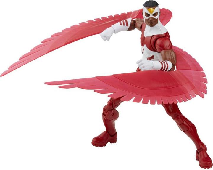 Actual product image Hasbro Legends Series Marvel's Falcon, 15cm Retro Action Figure, 2 Accessories