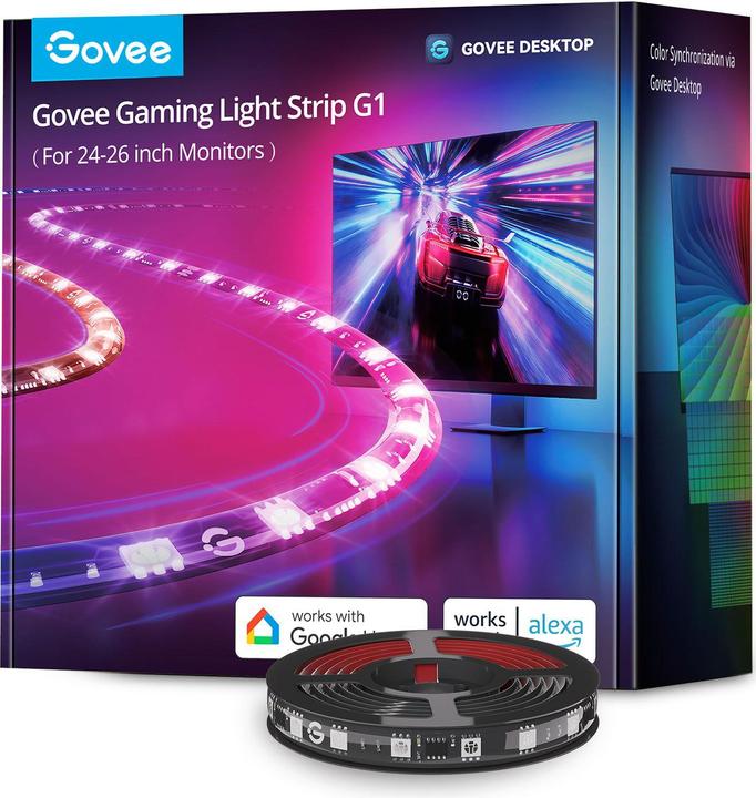 Govee LED Stripe Gaming G1 (RGBW, 200 cm, Indoor)