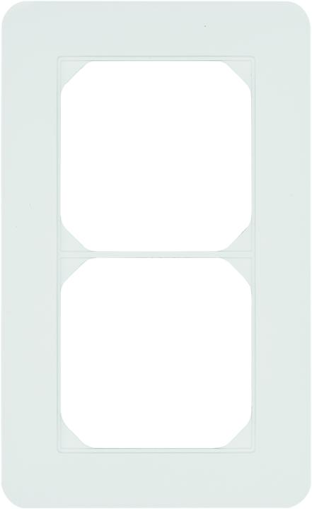 Actual product image Hager K TREND cover frame 2-fold 154x94mm vertical white