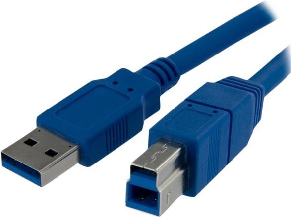 Produktbild StarTech 1m SuperSpeed USB 3.0 A auf B Kabel - St/St - USB 3.0 Anschlusskabel (1 m, USB 3.2 Gen 1)