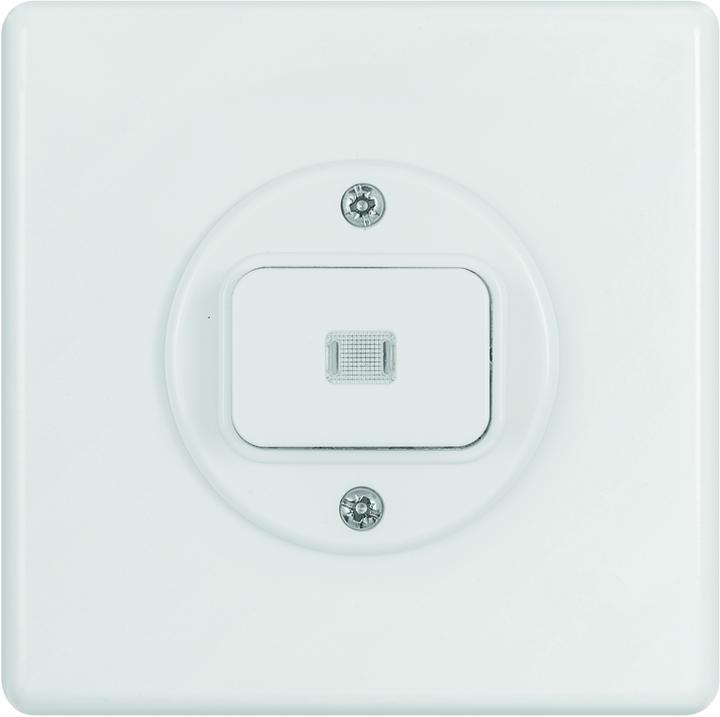 Actual product image Hager Flush switch S3 illuminated plug-in terminals QuickConnect ws