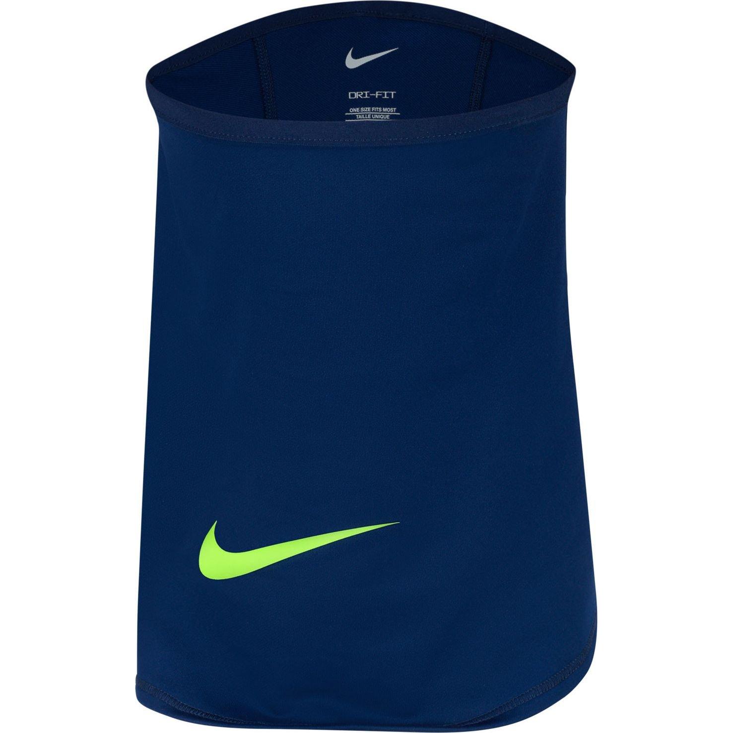 Nike, Uomini, Sciarpa, Komin Dri-Fit Scaldacollo WW Blu Navy DC9161 492, Blu