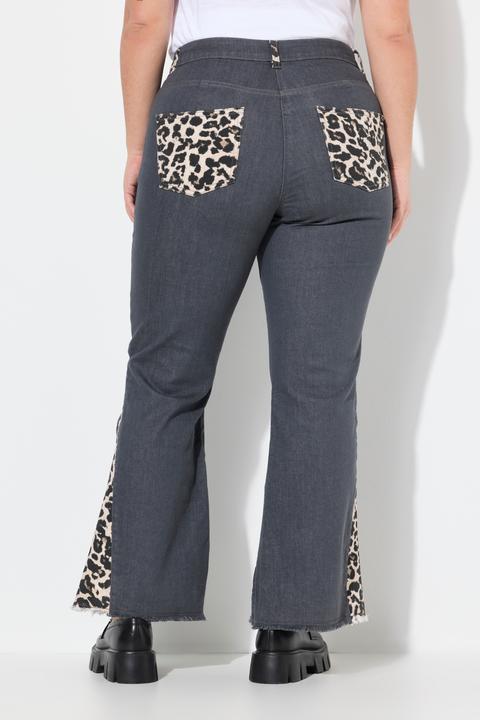 Produktbild Angel of Style Jeans, ausgestelltes Bein, Leo, Fransensaum, 5-Pocket (56)