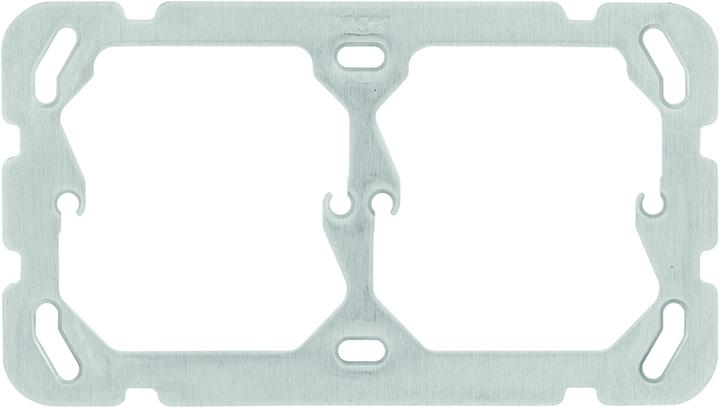 Actual product image Hager Mounting plate 2x1 77x137 horizontal