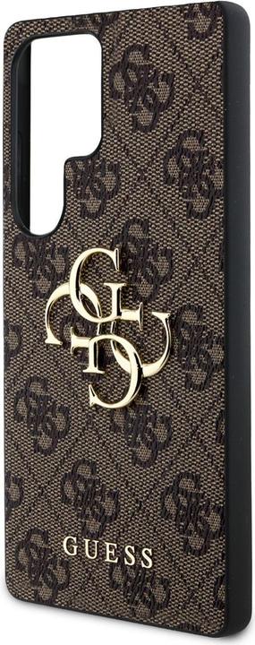 Produktbild Guess PU 4G Metal Logo Case für Samsung Galaxy S25 Ultra - brown (Samsung Galaxy S25 Ultra)