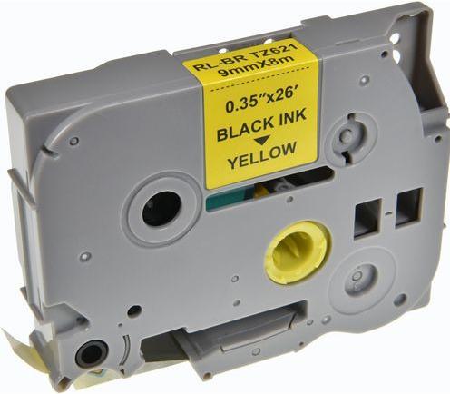 Actual product image Markenlos Labelling tape 5BRT621-WT 8000 mm yellow (1.80 cm, Yellow)