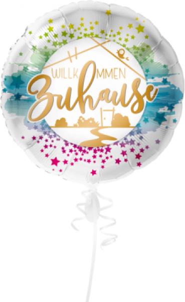 Image du produit Premioloon Ballon en plastique Bienvenue à la maison - vide (1 x)