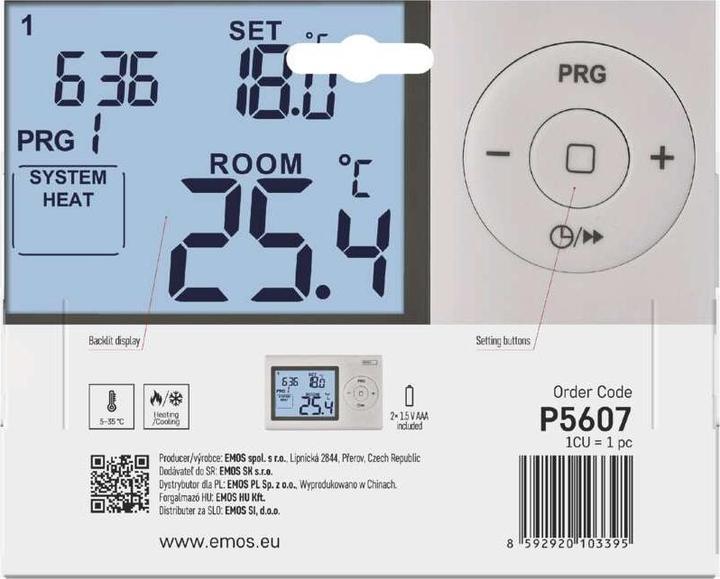 Produktbild Emos Raumthermostat P5607