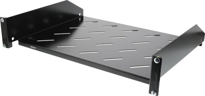 Actual product image Deltaco 19 fixed shelf 2u 350mm depth for 600 800x600 cabinets m