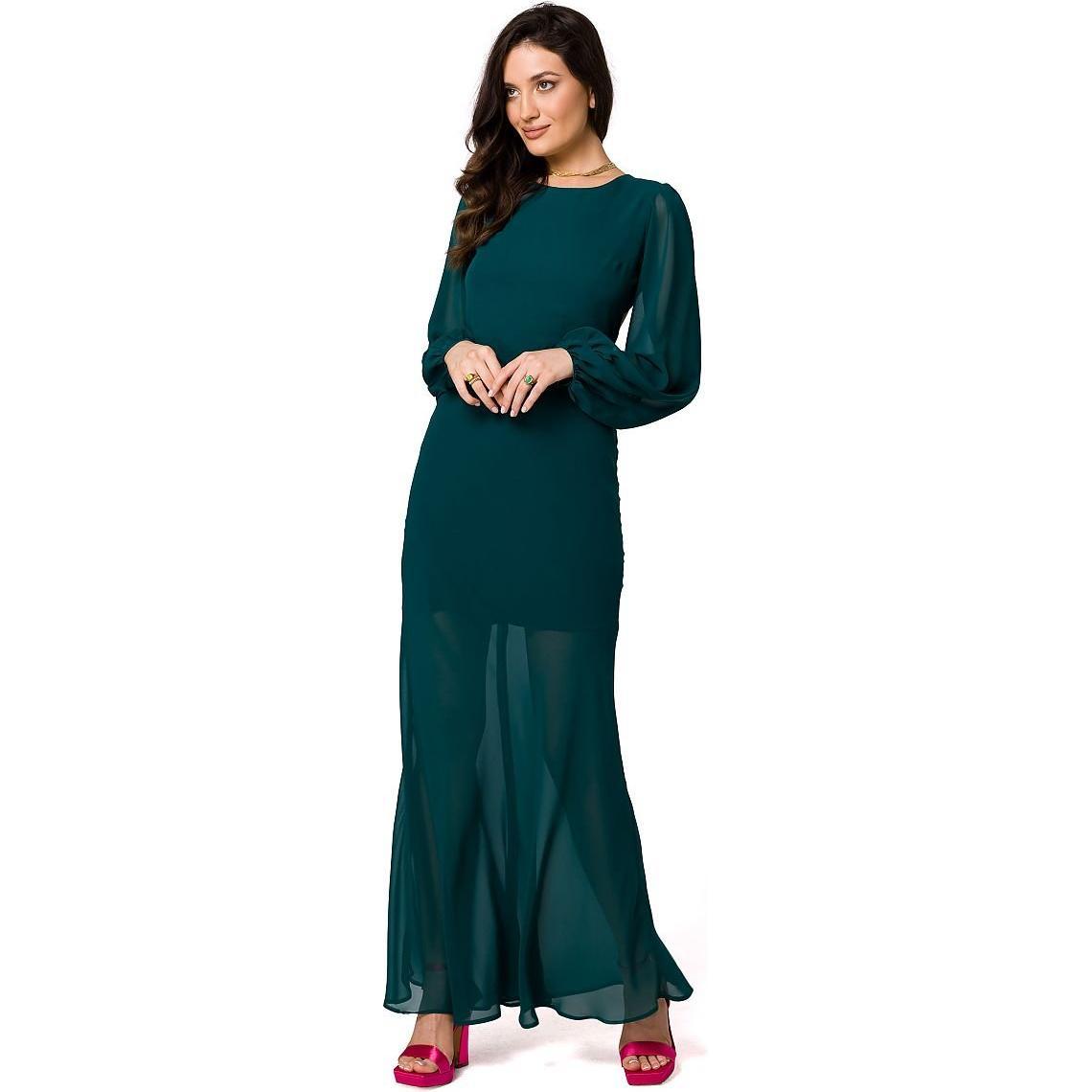 Makover, Damen, Kleider, Abendkleid, Grün, (L)