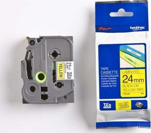 Immagine prodotto Brother Nastro laminato (17.20 cm, Giallo)