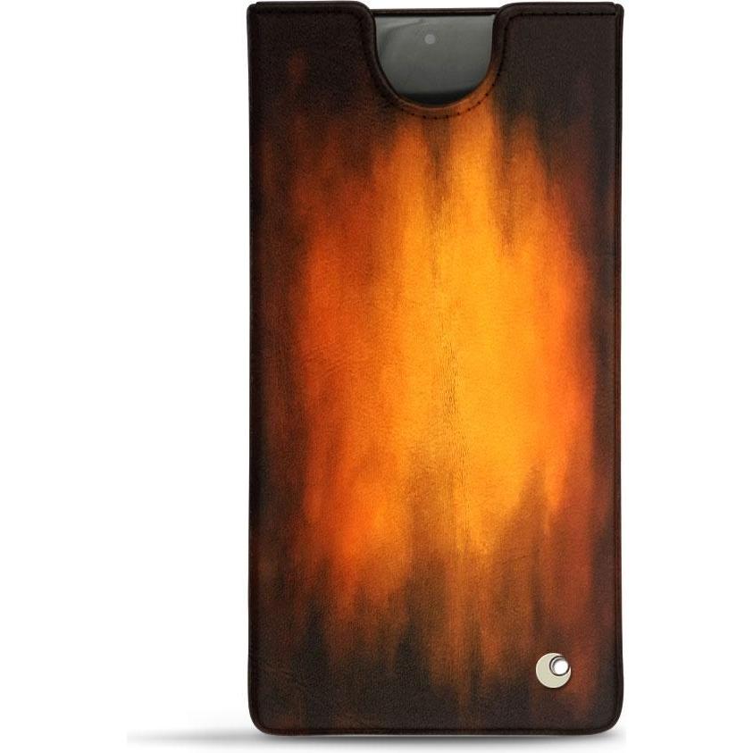 Noreve Lederschutzhülle (Samsung Galaxy Note 10+), Smartphone Hülle, Violett