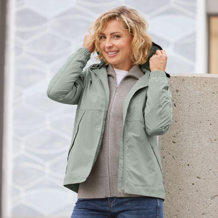 Immagine prodotto Beverly Damen Jacke mit Kapuze, wasserabstossend