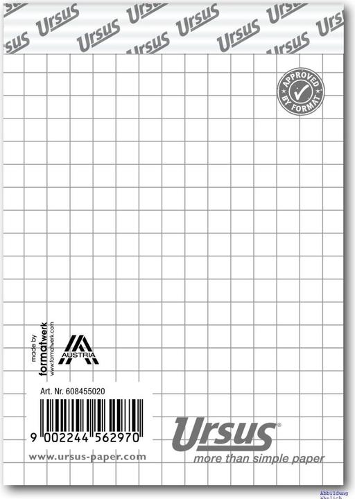 Ursus Notepad (A7, Checked)