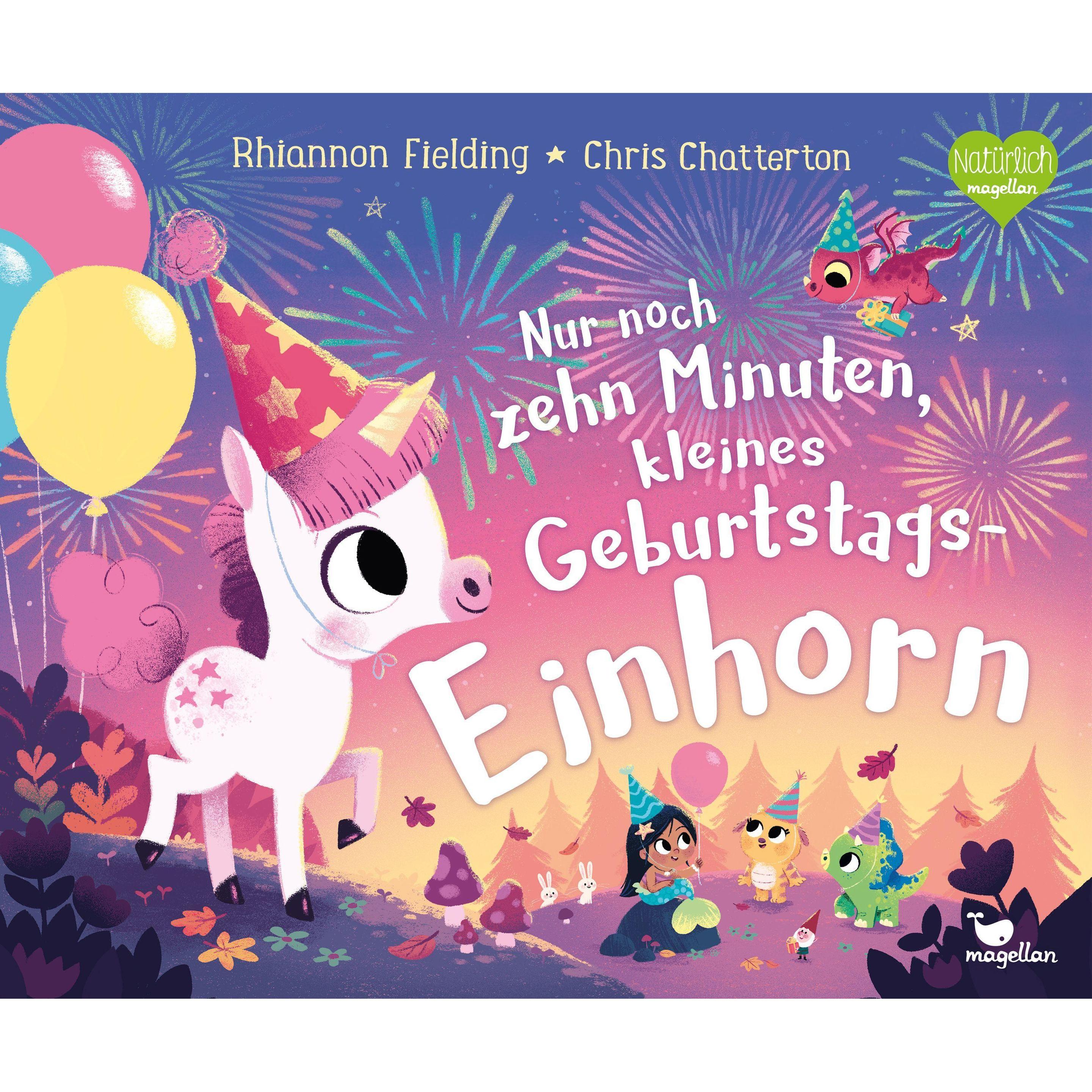 Nur noch zehn Minuten, kleines Geburtstagseinhorn, Kinderbücher von Rhiannon Fielding, Chris Chatterton, Susanne Weber
