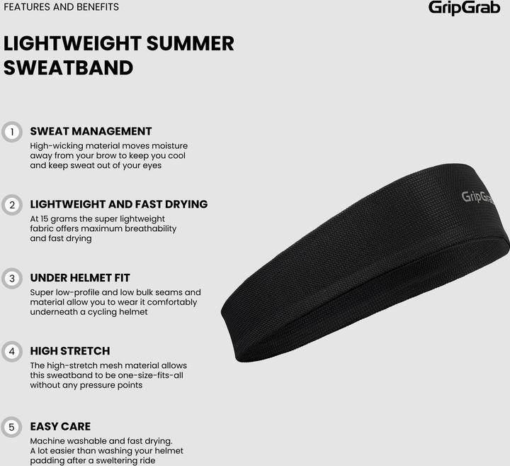 Actual product image GripGrab Summer Sweatband