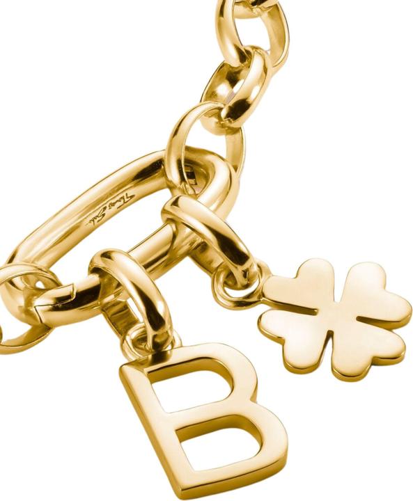 Immagine prodotto Thomas Sabo Charm-Anhänger Glücksklee Connect vergoldet (Placcatura in oro a 18 carati, Argento 925)