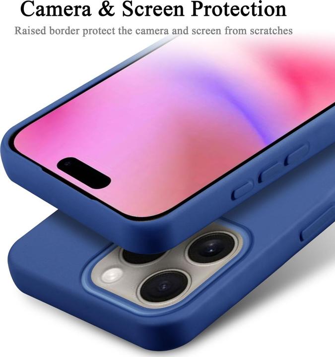 Immagine prodotto Cadorabo Custodia per Apple iPhone 16 PRO MAX TPU Liquid Silicone Case (Apple iPhone 16 Pro Max)
