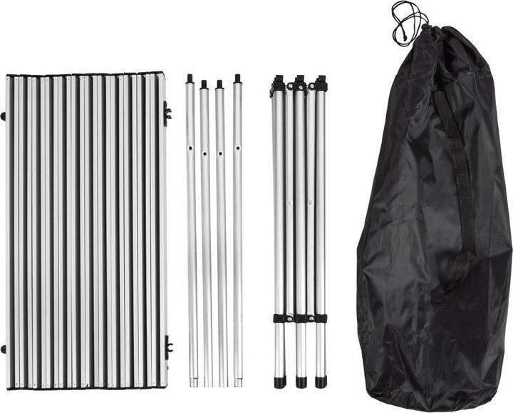 Actual product image tectake Camping folding table