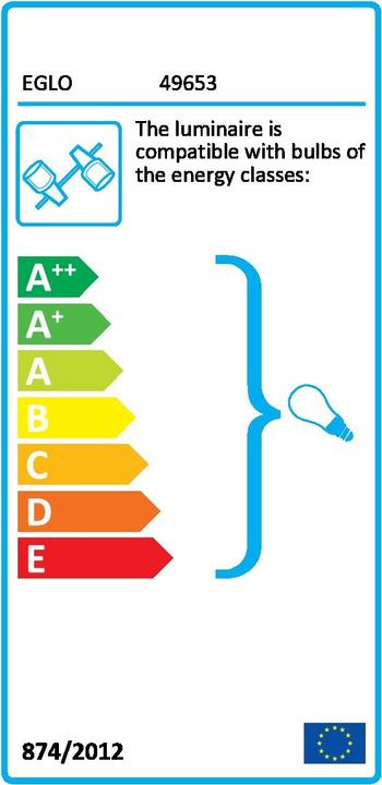 Energie-Label EGLO Barnstaple (E27)