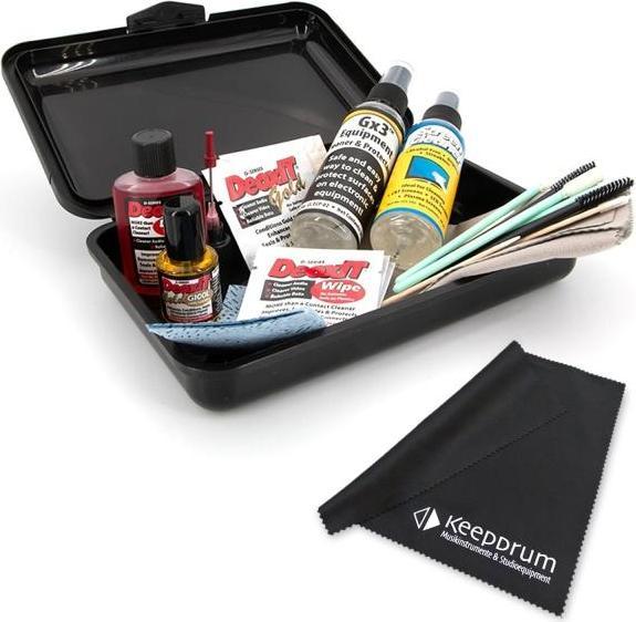 Cai Caig DeoxIT SK-AV35N Audio Video Pflegeset mit Tuch