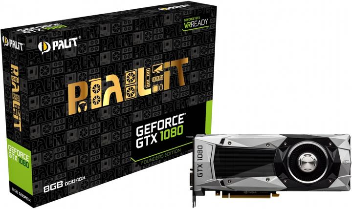 Immagine prodotto Palit GeForce GTX 1080 Founders Edition (8 GB)
