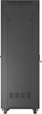Produktbild Lanberg Stehender Rackschrank 19" 47U 800x800 schwarz perforierte Tür LCD (FLAT PACK) (47 HE, 19 Zoll Rack)