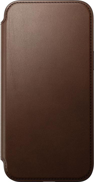 Immagine prodotto Nomad Cover a libro in pelle moderna Folio iPhone 15 Plus Marrone (Apple iPhone 15 Plus)