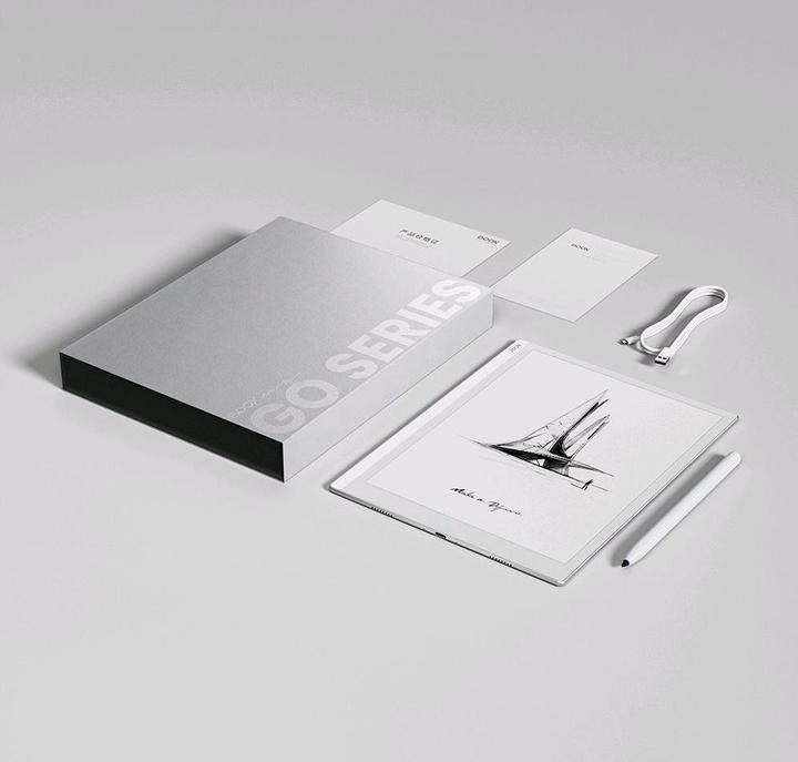 Produktbild Onyx E-book BOOX GO 10.3, 10,3" Carta 1200, 64GB, bílá, Bluetooth, Android 12, E-ink displej (10.30", 64 GB)