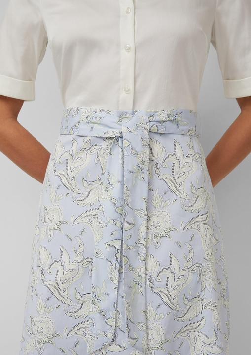 Image du produit s.Oliver Hemdblusenkleid aus Popeline mit Gürtel (44)