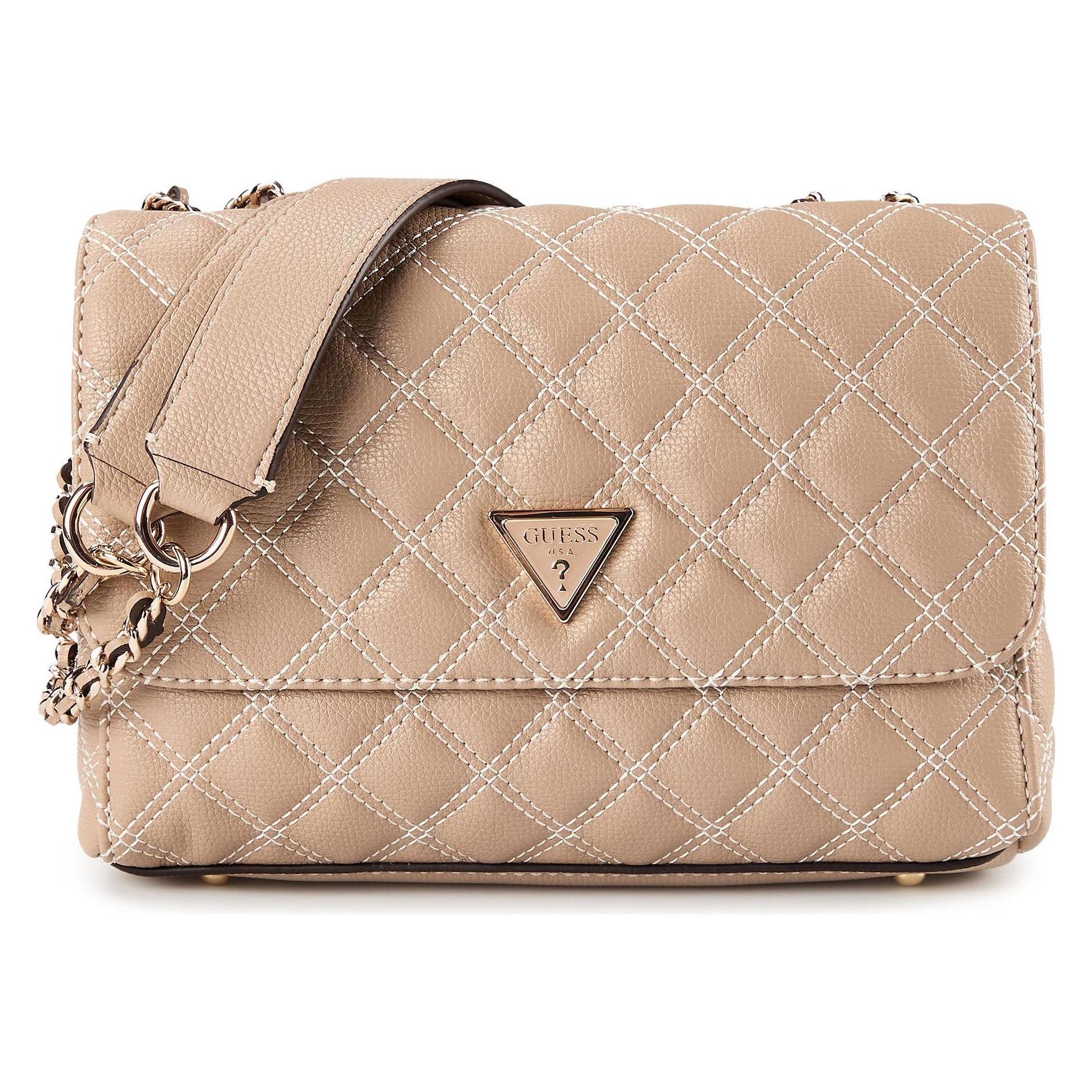 Guess, Damen, Handtasche, Giully Ii 2 Compartment Convertible Flap, Braun