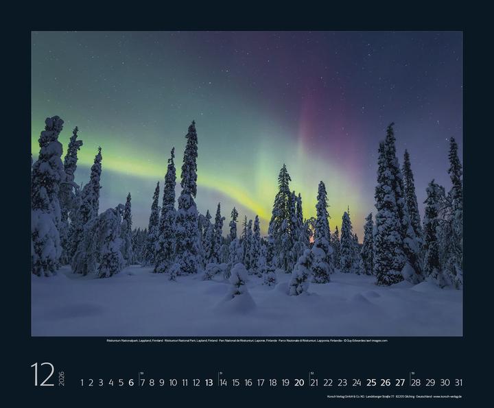 Produktbild Verlag Bildkalender Wunder-Welt 2026, Papierformat: Kein (Kein)