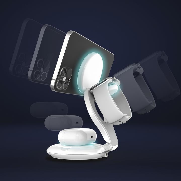 Actual product image j5Create QI2 3-IN-1 MAGNETIC FOLDABLE (15 W)