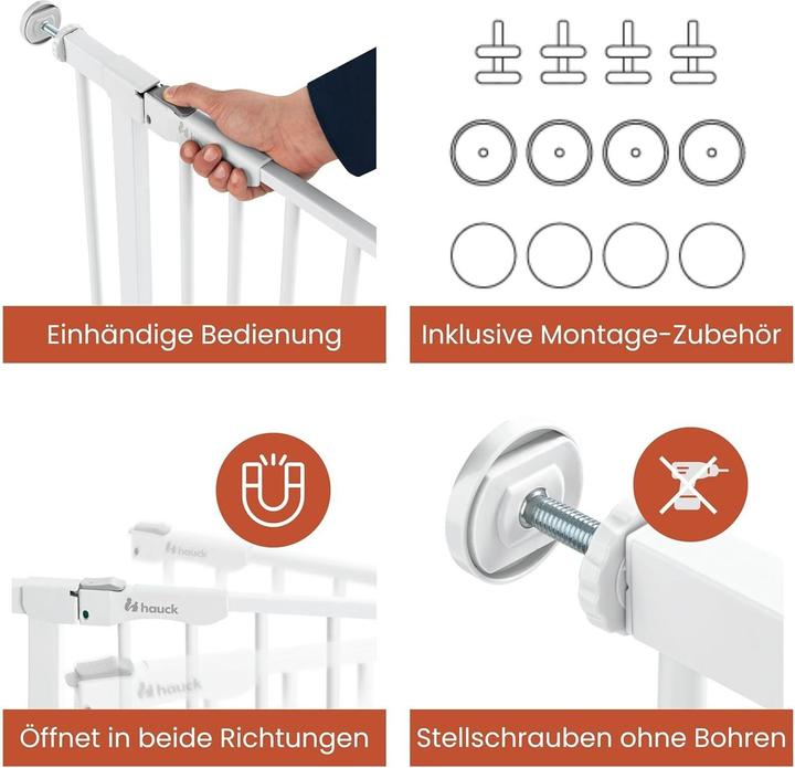 Actual product image Hauck Clear Step Autoclose 2 Set +9 cm (84 cm)