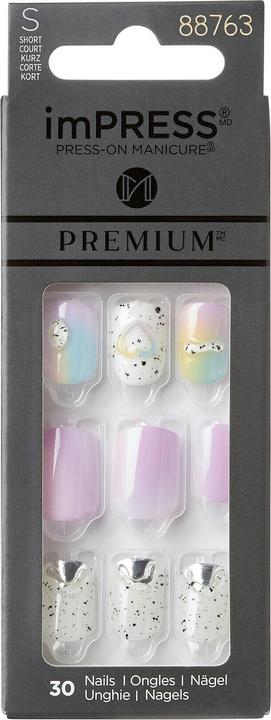 Immagine prodotto KISS Chiodi autoadesivi imPRESS Premium - Sweet Life 30 pezzi (Unghie artificiali)