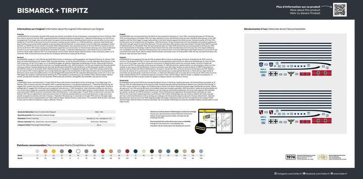 Image du produit Heller Bismarck + Tirpitz TWINSET